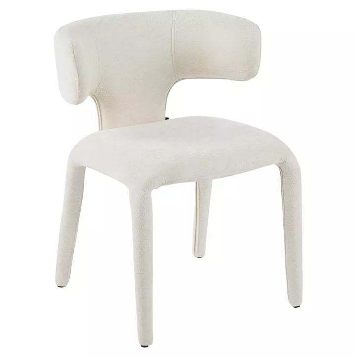 DINING ARMCHAIR BIEN HM18361.02 ECRU LINEN FABRIC 49.5x55.5x76Hcm.