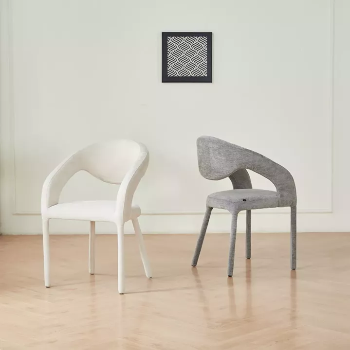 ΠΟΛΥΘΡΟΝΑ ΤΡΑΠΕΖΑΡΙΑΣ OFILIA HM18363.02 ΕΚΡΟΥ ΥΦΑΣΜΑ 58x54,5x85,5Υεκ
