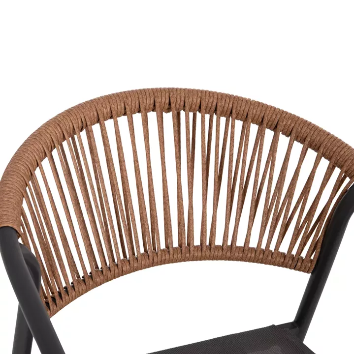 OUTDOOR 3PCS DINING SET LIMA HM10881.01 METAL & TEXTILENE IN GREY (ROUND)