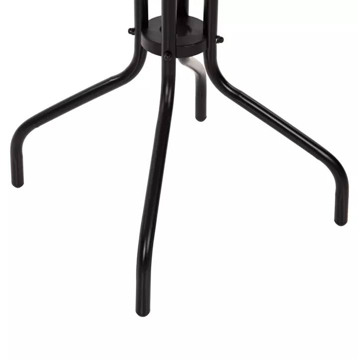 OUTDOOR 3PCS DINING SET LIMA HM10881.03 METAL & TEXTILENE IN BLACK (ROUND)