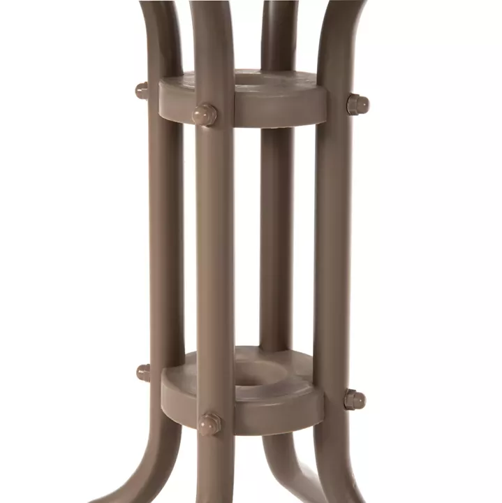 OUTDOOR 3PCS DINING SET LIMA HM10881.04 METAL & TEXTILENE IN CHAMPAGNE COLOR (ROUND)