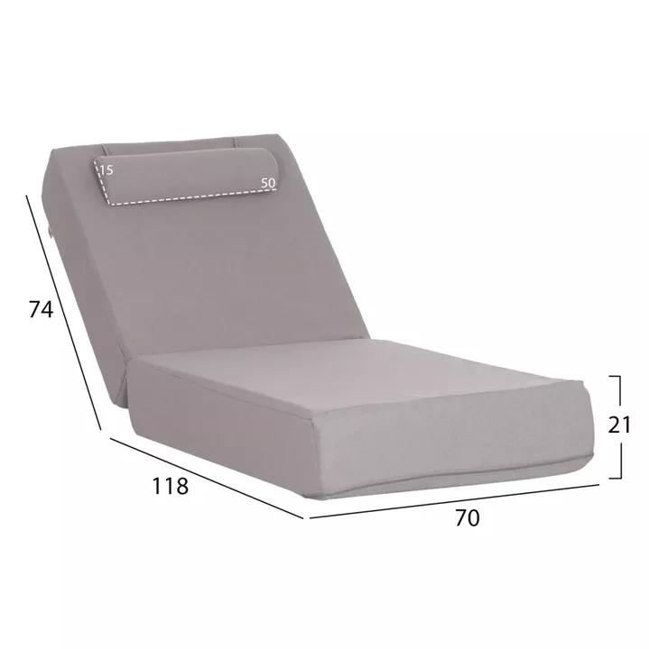 ΜΑΞΙΛΑΡΙ ΞΑΠΛΩΣΤΡΑΣ KIHEI HM21124 OLEFIN ΨΑΡΟΚΚΟΚΑΛΟ ΜΕ FOAM 195x70x21Υεκ