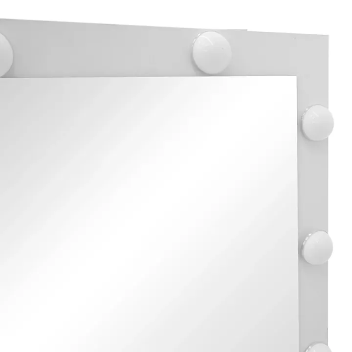 Τουαλέτα κρεβατοκάμαρας Vanity pakoworld με led λευκό 80x40x140εκ