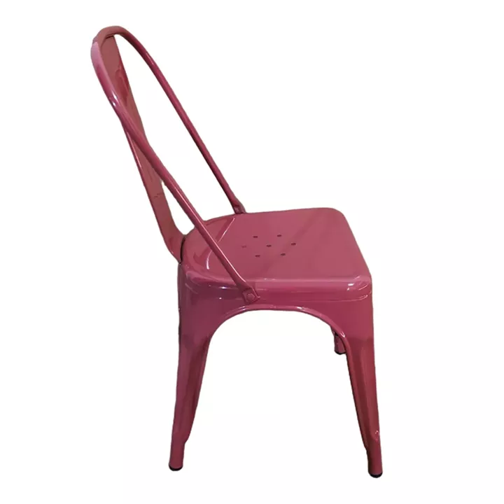 Utopia chair pakoworld metal terracotta 44x44x85cm