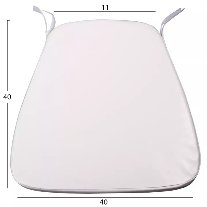 CUSHION TIFFANYS HM8058.41C WHITE PU LEATHER 3cm.THICK