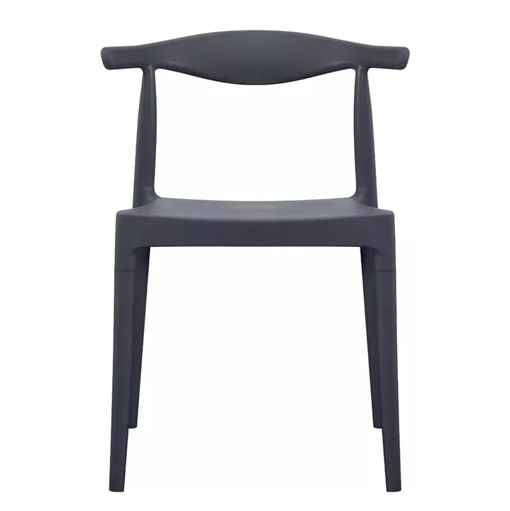 OUTDOOR DINING CHAIR ALOR HM6624.03 POLYPROPYLENE IN GREY 47x55x74.5Hcm.