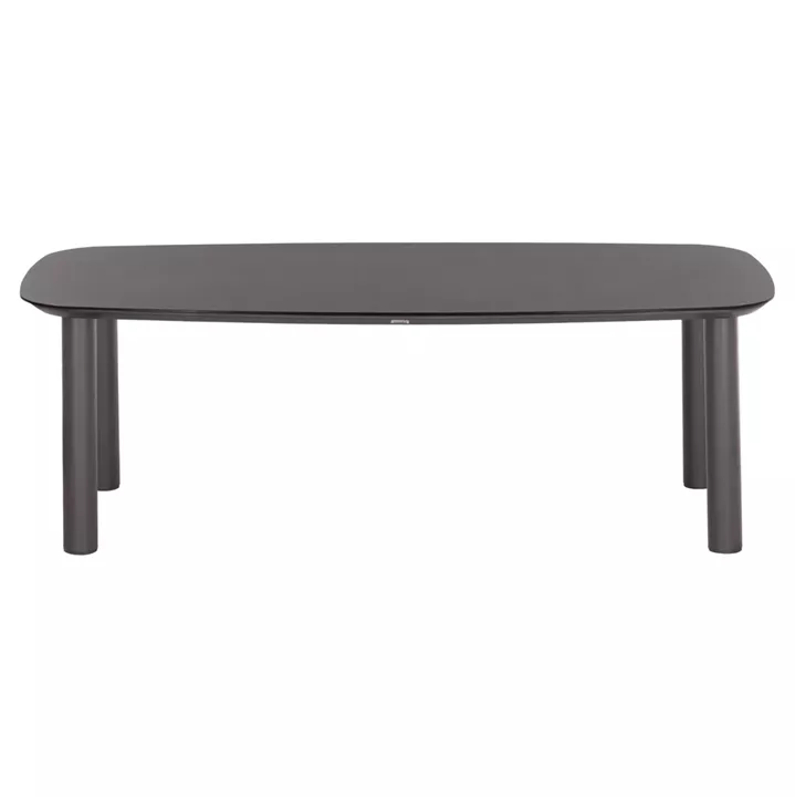 OUTDOOR DINING SET 7PCS SHANKS HM10909.01 ALUMINUM & OLEFIN CUSHION COVERS---GREY