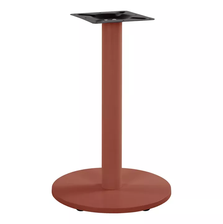 TABLE BASE HM419.27 METALLIC IN TERRACOTTA COLOR WITH HEIGHT ADJUSTERS Φ45Χ72Hcm.