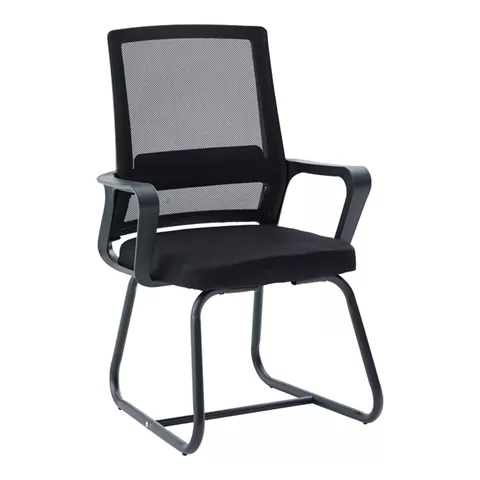 Καρέκλα επισκέπτη Palma pakoworld mesh μαύρο 46x52x94εκ