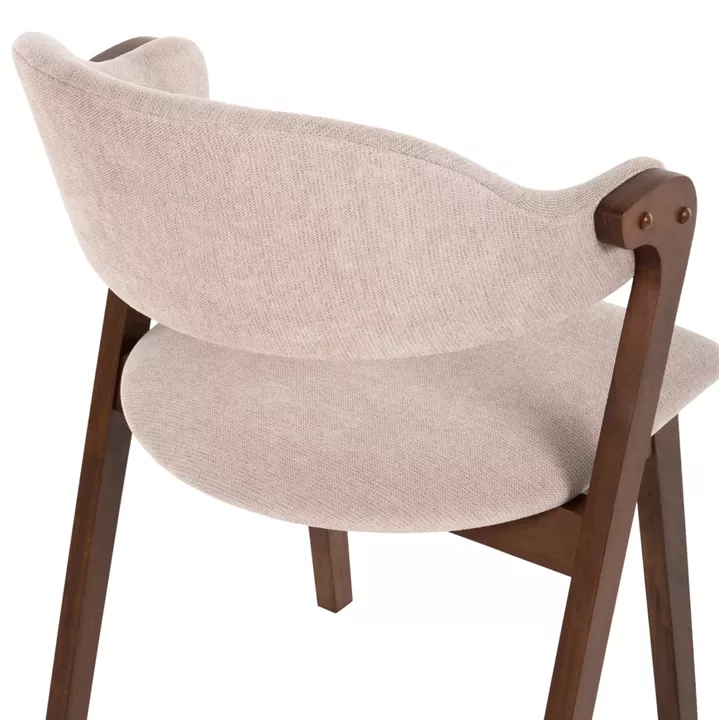 DINING SET 9PCS RIDER HM21341 SQUARE TABLE MADE OF MDF--CHAIRS MADE OF RUBBERWOOD & FABRIC
