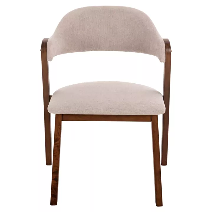 DINING SET 9PCS RIDER HM21341 SQUARE TABLE MADE OF MDF--CHAIRS MADE OF RUBBERWOOD & FABRIC