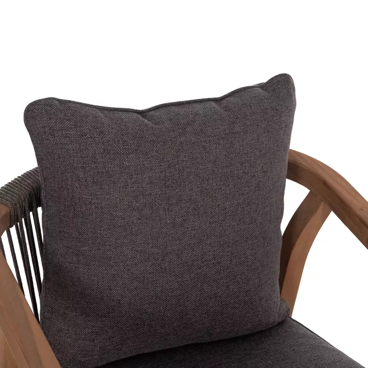 OUTDOOR DINING SET 7PCS CONTREL HM10899.02 ACACIA WOOD IN NATURAL--CUSHIONS IN GREY