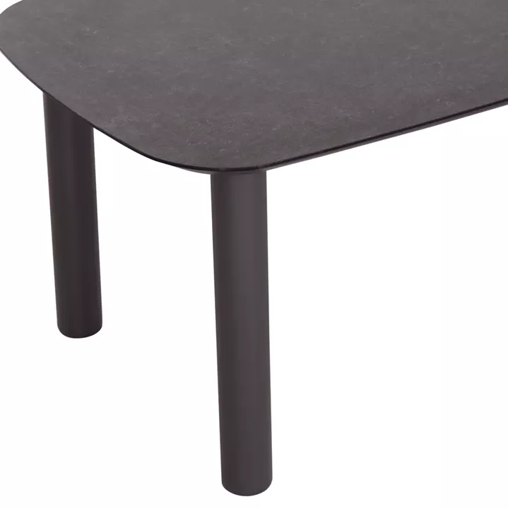 OUTDOOR DINING SET 7PCS DOSUN HM10910.01 ALUMINUM-ROPE-OLEFIN CUSHION COVERS---GREY