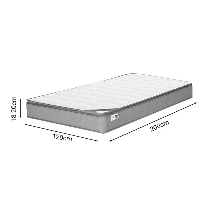 Bed with mattress and storage space Molito-Perfecto pakoworld velvet anthracite 120x200cm