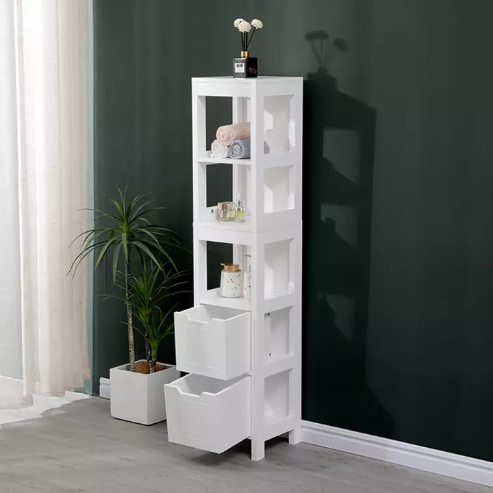 Ντουλάπι-στήλη Kelby pakoworld mdf λευκό 30x30x144εκ
