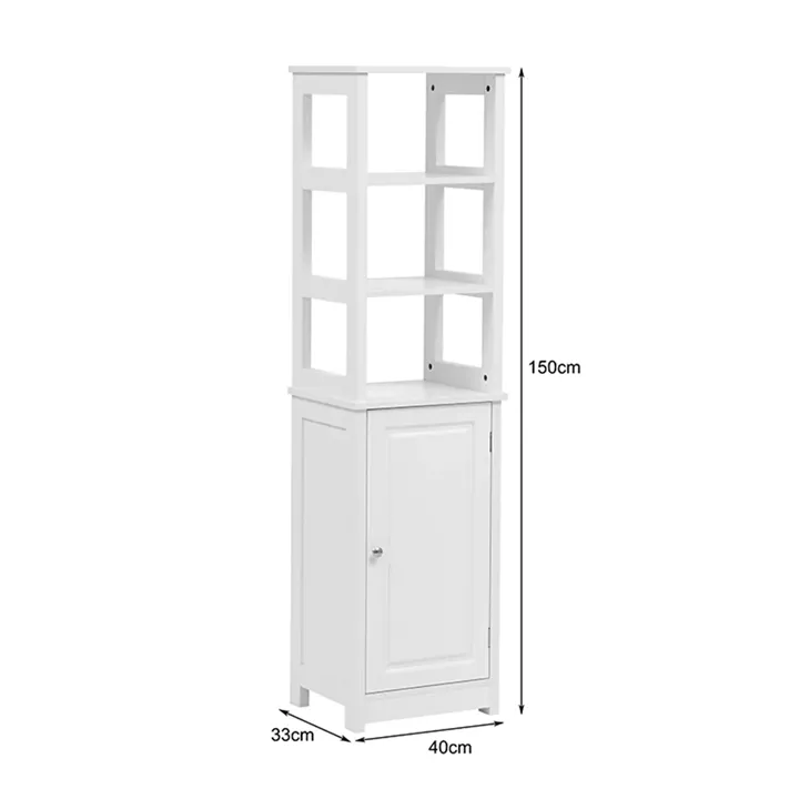 Cabinet-Column Larben pakoworld mdf white 40x33x150cm