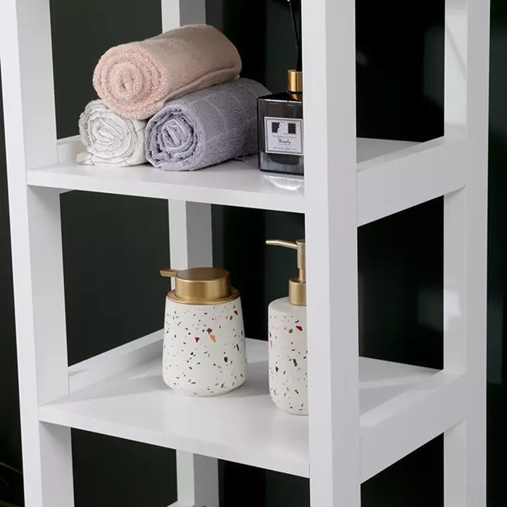 Cabinet-Column Larben pakoworld mdf white 40x33x150cm