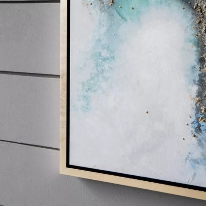 Artekko Glitter Πολύχρωμοι Πίνακες με Καμβά σε Κορνίζα (50x3.7x180)cm 2pcs
