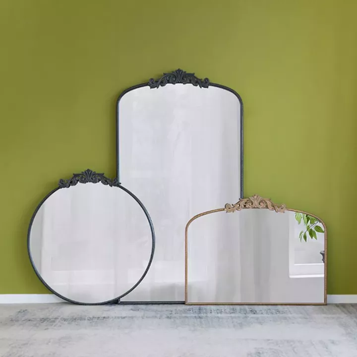 Artekko Dia Μαύρος Μεταλλικός Καθρέπτης Τοίχου (91.4x3.8x168.2)cm