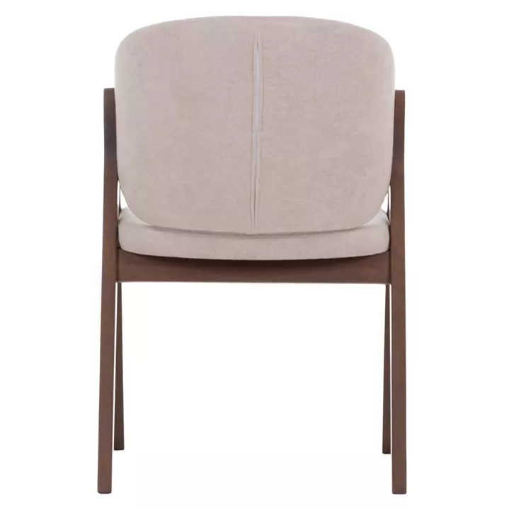 ΚΑΡΕΚΛΑ HANA HM9746.11 RUBBERWOOD ΣΕ ΜΑΥΡΟ ΧΡΩΜΑ-ΓΚΡΙ ΥΦΑΣΜΑ 55,5x60x85Yεκ.