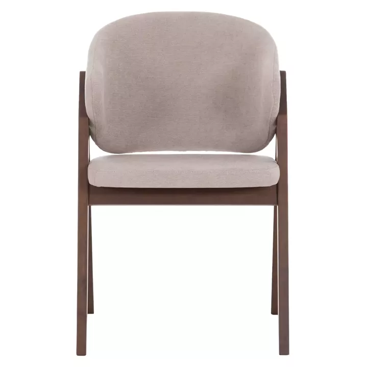 ΚΑΡΕΚΛΑ HANA HM9746.11 RUBBERWOOD ΣΕ ΜΑΥΡΟ ΧΡΩΜΑ-ΓΚΡΙ ΥΦΑΣΜΑ 55,5x60x85Yεκ.