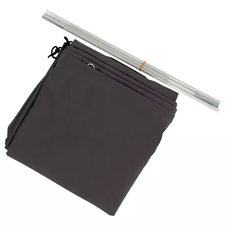 ΚΑΛΥΜΜΑ 4X4m ΓΙΑ ΟΜΠΡΕΛΑ HM6621.01 - SPUN POLYESTER ΣΕ ΓΚΡΙ