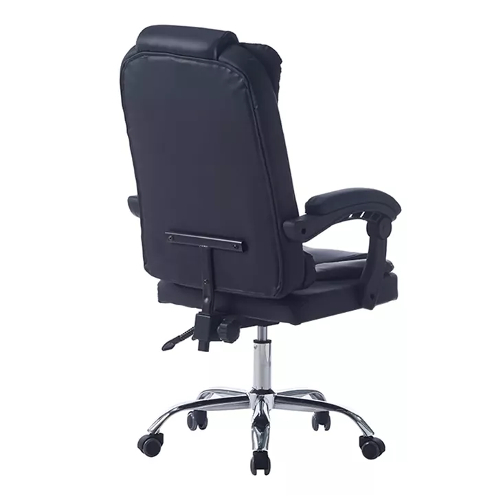 ΚΑΡΕΚΛΑ ΓΡΑΦΕΙΟΥ ΔΙΕΥΘΥΝΤΙΚΗ KYRON HM1221.01 ΜΑΥΡO PU--ΒΑΣΗ ΧΡΩΜΙΟΥ 65x46x112Υεκ