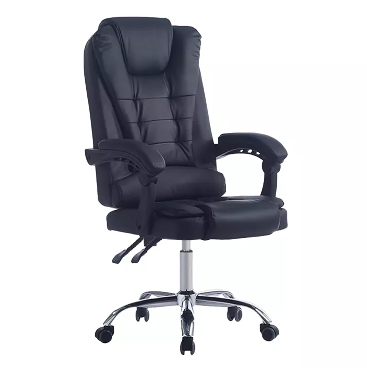 ΚΑΡΕΚΛΑ ΓΡΑΦΕΙΟΥ ΔΙΕΥΘΥΝΤΙΚΗ KYRON HM1221.01 ΜΑΥΡO PU--ΒΑΣΗ ΧΡΩΜΙΟΥ 65x46x112Υεκ