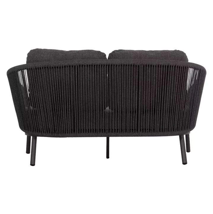 DAYBED ΣΕΙΡΑ XANTION ΗM6474.01 ΣΚΟΥΡΟ ΓΚΡΙ ΑΛΟΥΜΙΝΙΟ-ΣΧΟΙΝΙ-OLEFIN 157x147x88Υεκ