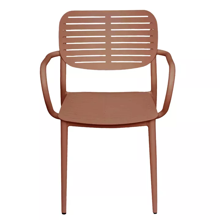 ΠΟΛΥΘΡΟΝΑ ΤΡΑΠΕΖΑΡΙΑΣ HILLIARD HM6644.08 ΑΛΟΥΜΙΝΙΟ ΣΕ TERRACOTTA 56x58x80Υεκ