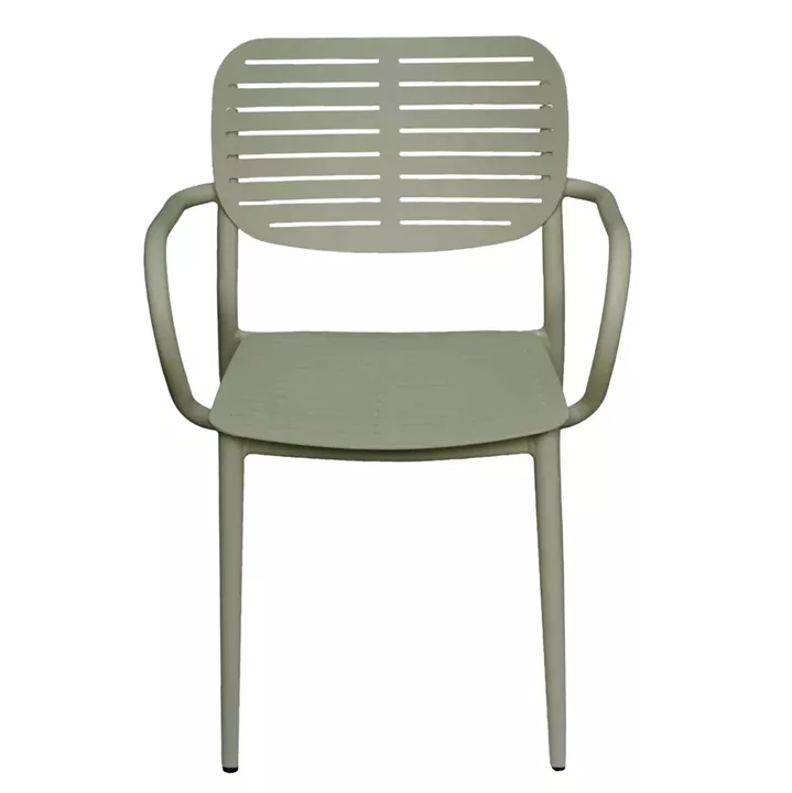 ΠΟΛΥΘΡΟΝΑ ΤΡΑΠΕΖΑΡΙΑΣ HILLIARD HM6644.07 ΑΛΟΥΜΙΝΙΟ ΣΕ OLIVE GREEN 56x58x80Υεκ