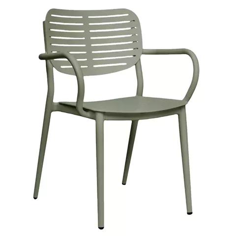 ΠΟΛΥΘΡΟΝΑ ΤΡΑΠΕΖΑΡΙΑΣ HILLIARD HM6644.07 ΑΛΟΥΜΙΝΙΟ ΣΕ OLIVE GREEN 56x58x80Υεκ