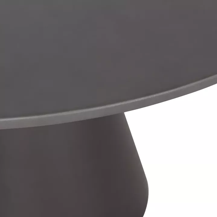 ΤΡΑΠΕΖΙ ΤΡΑΠΕΖΑΡΙΑΣ ΣΤΡΟΓΓΥΛΟ RAIKO HM6573.01 ΓΚΡΙ FIBER CEMENT Φ130x75Υεκ