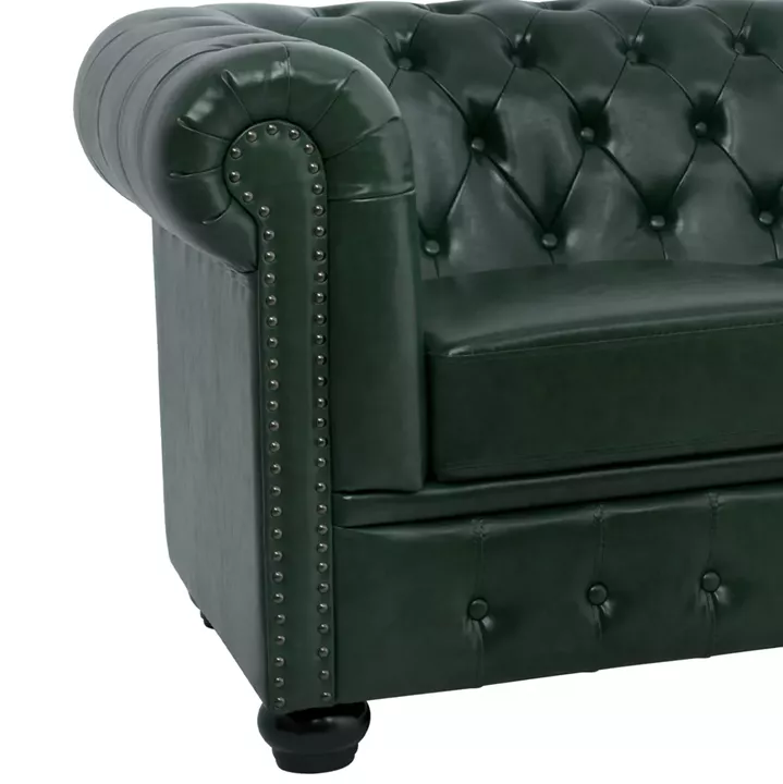 ΣΕΤ ΚΑΝΑΠΕΣ 2ΘΕΣΙΟΣ & 3ΘΕΣΙΟΣ HM10911.08 PU ΔΕΡΜΑ Τ.CHESTERFIELD ΚΥΠΑΡΙΣΣΙ