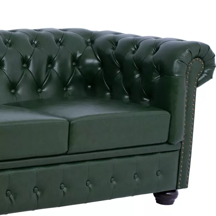 ΣΕΤ ΚΑΝΑΠΕΣ 2ΘΕΣΙΟΣ & 3ΘΕΣΙΟΣ HM10911.08 PU ΔΕΡΜΑ Τ.CHESTERFIELD ΚΥΠΑΡΙΣΣΙ