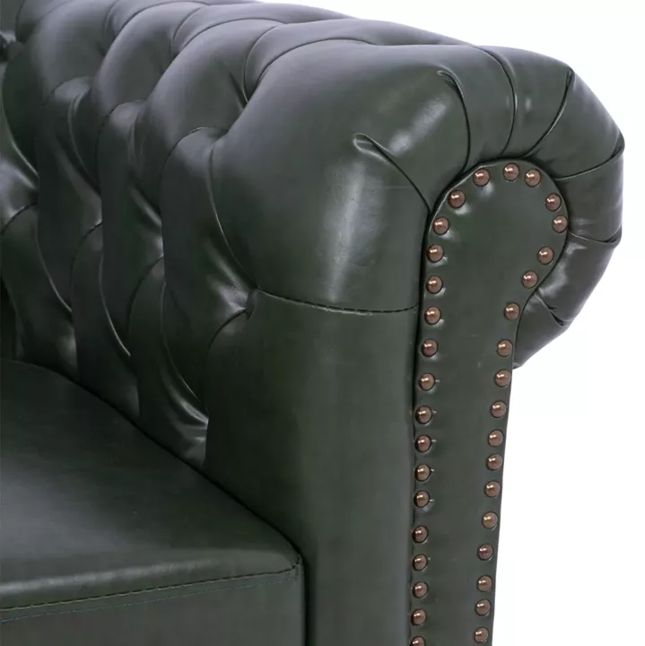 ΣΕΤ ΚΑΝΑΠΕΣ 2ΘΕΣΙΟΣ & 3ΘΕΣΙΟΣ HM10911.08 PU ΔΕΡΜΑ Τ.CHESTERFIELD ΚΥΠΑΡΙΣΣΙ