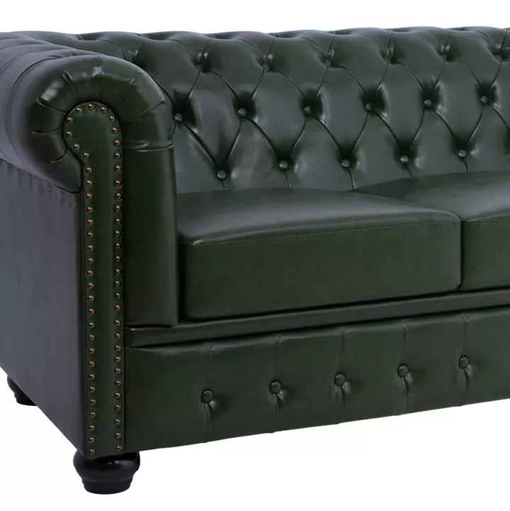 ΣΕΤ ΣΑΛΟΝΙ 3ΤΜΧ MOBAR HM10912.08 PU ΔΕΡΜΑ Τ.CHESTERFIELD ΚΥΠΑΡΙΣΣΙ