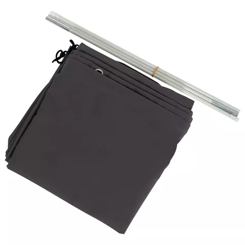 COVER FOR PROFESSIONAL 3X3m UMBRELLA HM6622.01 - SPUN POLYESTER IN GREY