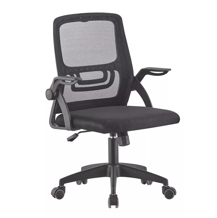 ΚΑΡΕΚΛΑ ΓΡΑΦΕΙΟΥ NETTIS HM1220.01 ΜΑΥΡO MESH-ΒΑΣΗ ΠΟΛΥΠΡΟΠΥΛΕΝΙΟΥ 47x47x109-119Υεκ