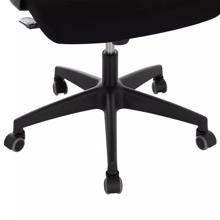ΚΑΡΕΚΛΑ ΓΡΑΦΕΙΟΥ ELVAR HM1219.01 ΜΑΥΡO MESH--ΒΑΣΗ ΠΟΛΥΠΡΟΠΥΛΕΝΙΟΥ 63x56x125Υεκ