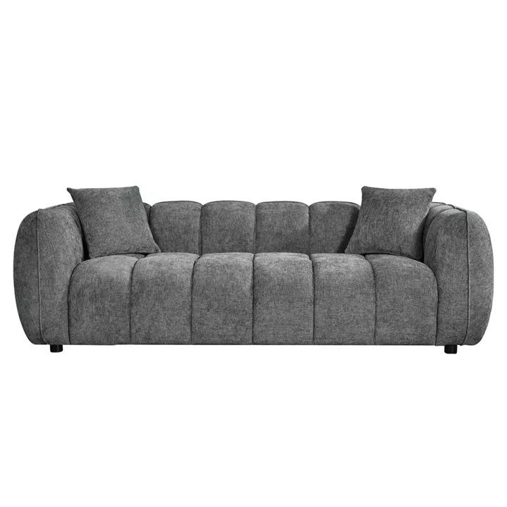 ΚΑΝΑΠΕΣ 3-ΘΕΣΙΟΣ LYKKE HM3323.01 ΓΚΡΙ ΥΦΑΣΜΑ 229x89x70Υεκ