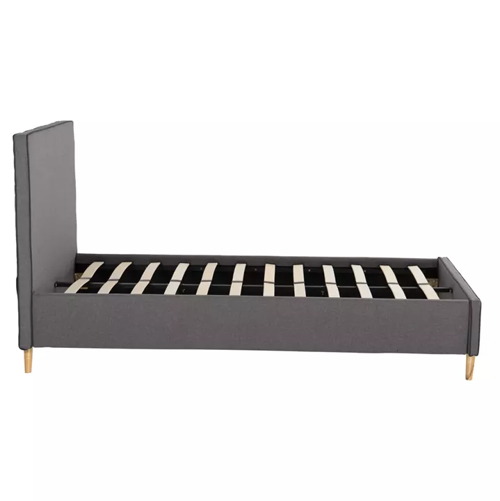 ΚΡΕΒΑΤΙ ΗΜΙΔΙΠΛΟ ΜΕ ΣΤΡΩΜΑ MAYLIN HM10758.10 ΓΚΡΙ ΥΦΑΣΜΑ--ΣΤΡΩΜΑ 120Χ200εκ