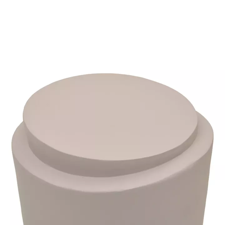 Βοηθητικό τραπέζι Fortox pakoworld MGO cappuccino Φ40x49.5εκ