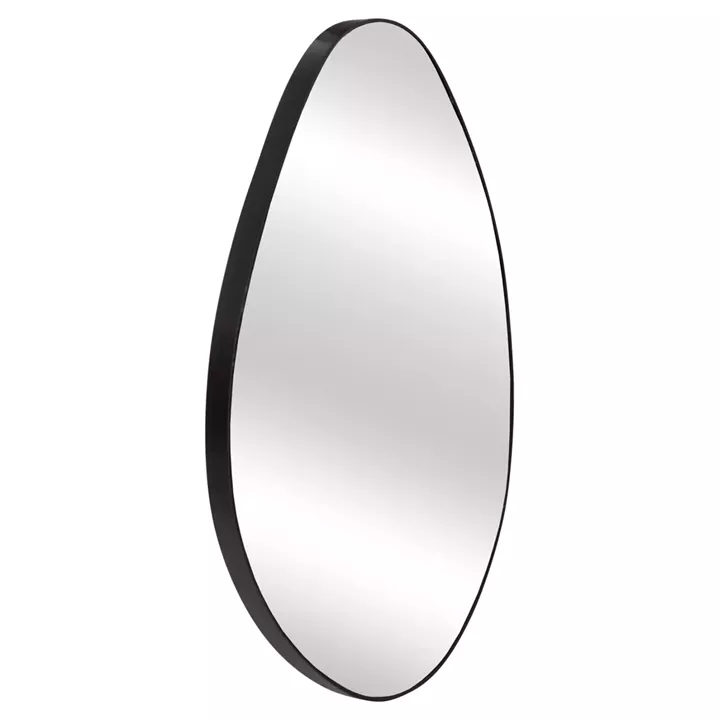 WALL MIRROR DROP HM4488.11 MDF FRAME IN BLACK 50x80Hcm.