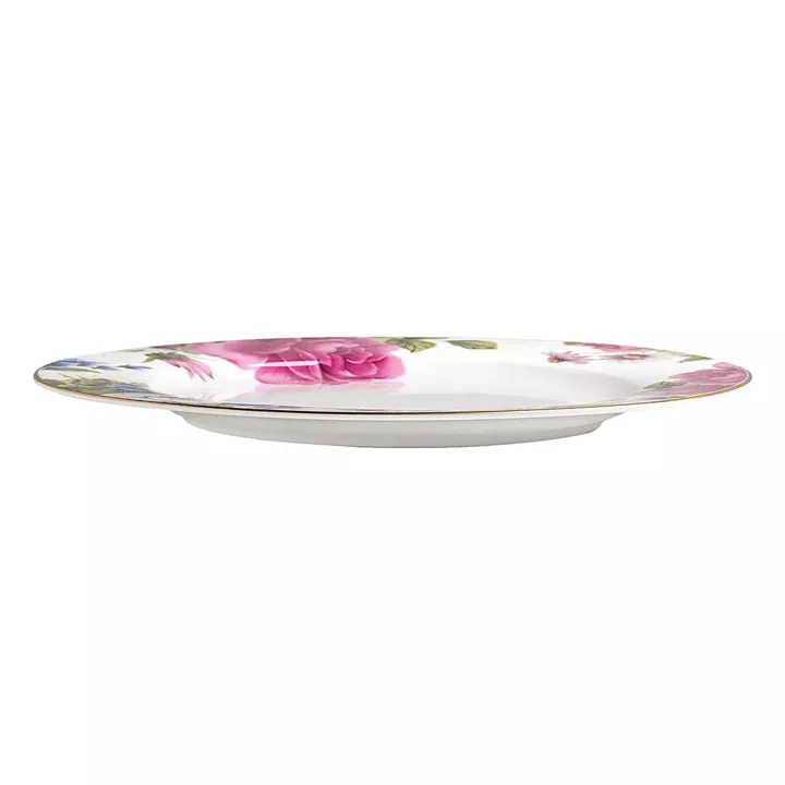 Beauty Home Πιάτο πορσελάνης με λουλούδια Eternal Art 7724-Φ27