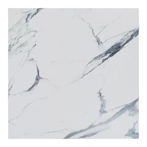 Table top Solace pakoworld Werzalit white marble 70x70cm thickness 35mm