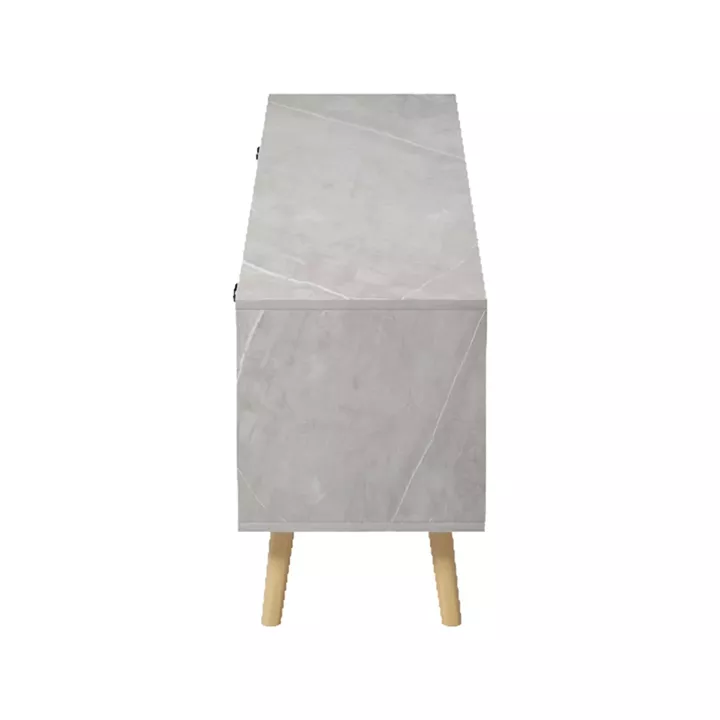 Έπιπλο τηλεόρασης Gorna pakoworld μπεζ εφέ μαρμάρου 180x35x48.6εκ
