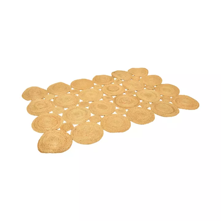 Χαλί Nelando pakoworld γιούτα σε φυσική απόχρωση 120x180εκ