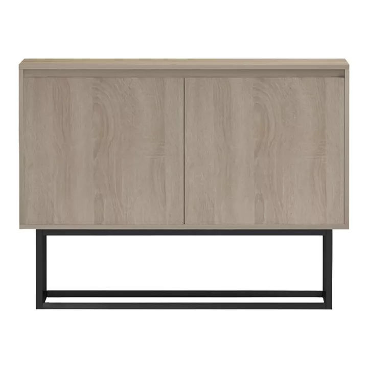 Μπουφές Dabia pakoworld sonoma-πόδι μαύρο μέταλλο 100x40x74εκ
