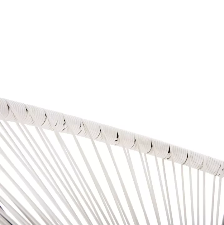 ΣΕΤ ΕΞΩΤΕΡΙΚΟΥ ΧΩΡΟΥ 3ΤΜΧ ACAPULCO HM11861.12 P.E.RATTAN ΛΕΥΚΟ-ΜΕΤΑΛΛΟ ΣΕ ΜΑΥΡΟ
